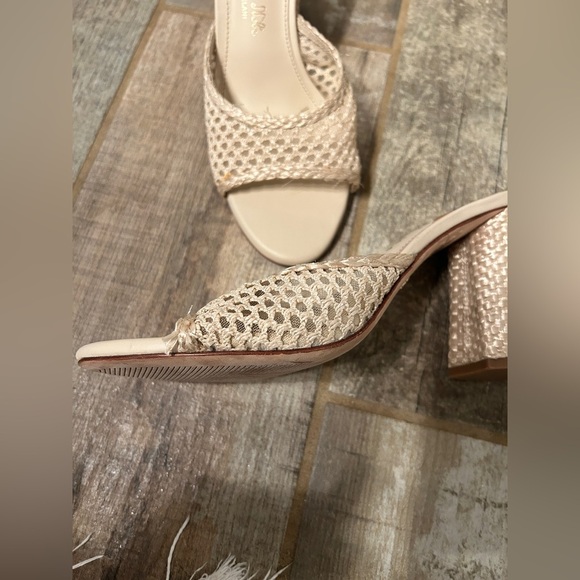 Antonio Melanix The Nat Note Riviera Woven Metallic Slip-On Mules - Picture 8 of 8